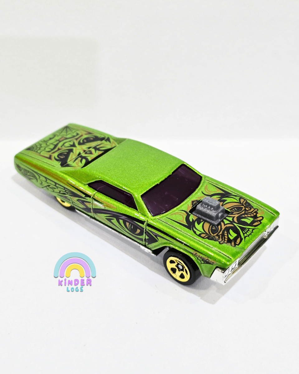 Hot Wheels Layin' Lowrider - Green (Uncarded) - Kinder Logs