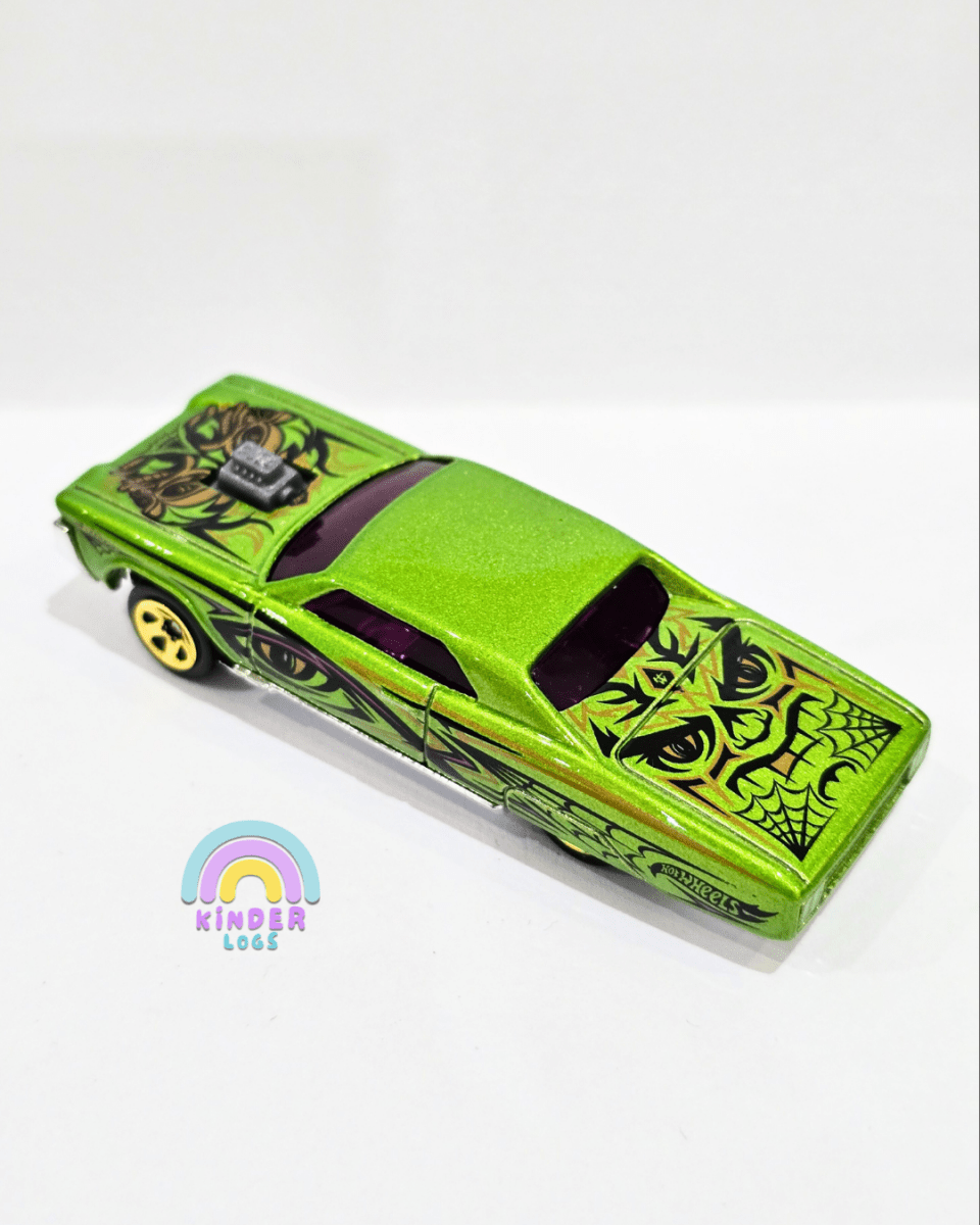 Hot Wheels Layin' Lowrider - Green (Uncarded) - Kinder Logs