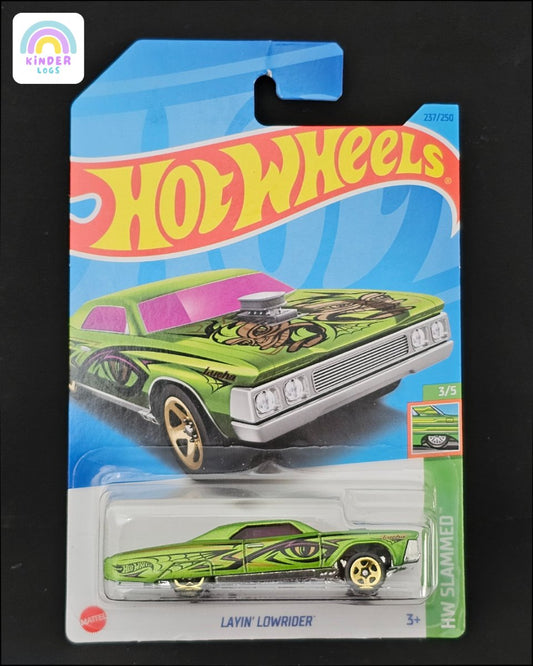 Hot Wheels Layin' Lowrider Muscle Car - Kinder Logs