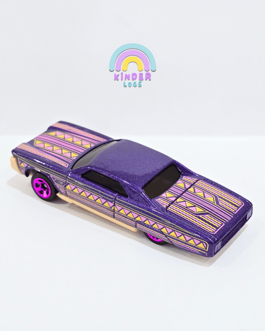 Hot Wheels Layin' Lowrider - Purple (Uncarded) - Kinder Logs