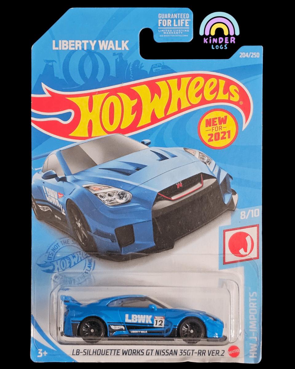 Hot Wheels LB - Silhouette Works GT Nissan 35GT - RR Ver.2 (Blue) - Kinder Logs