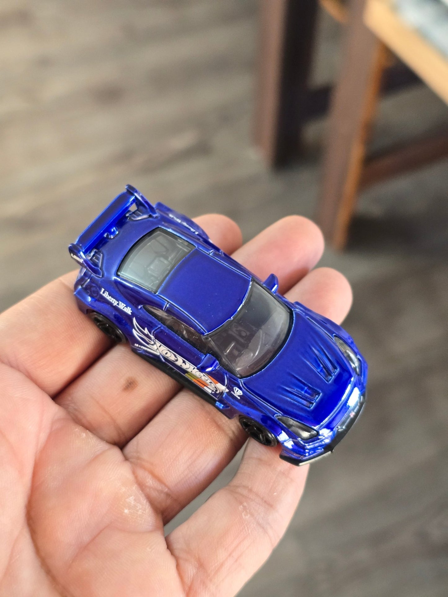 Hot Wheels LB - Silhouette Works GT Nissan 35GT - RR Ver.2 - Blue (Uncarded - New) - Kinder Logs