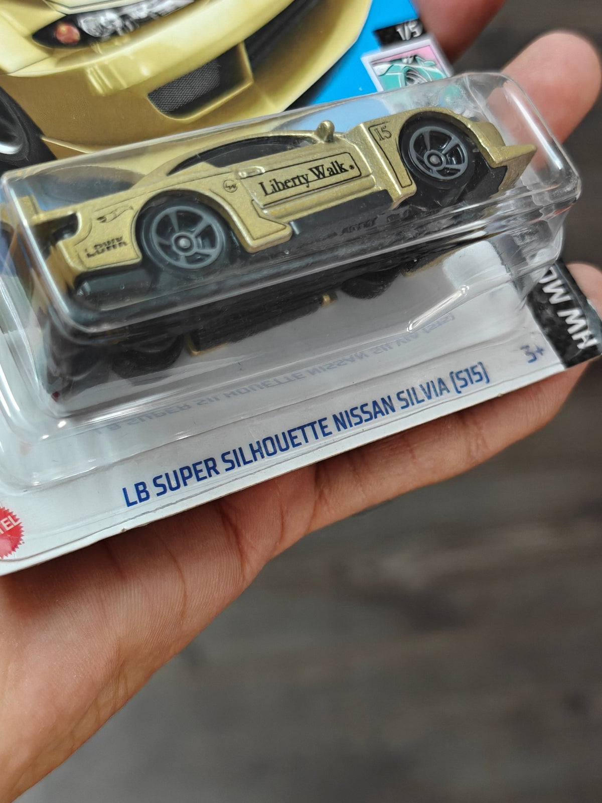 Hot Wheels LB Super Silhouette Nissan Silvia S15 - Gold (Imported) - Kinder Logs