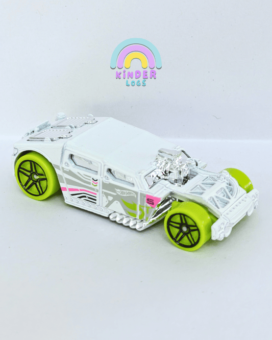 Hot Wheels Lethal Diesel - White (Uncarded - New) - Kinder Logs