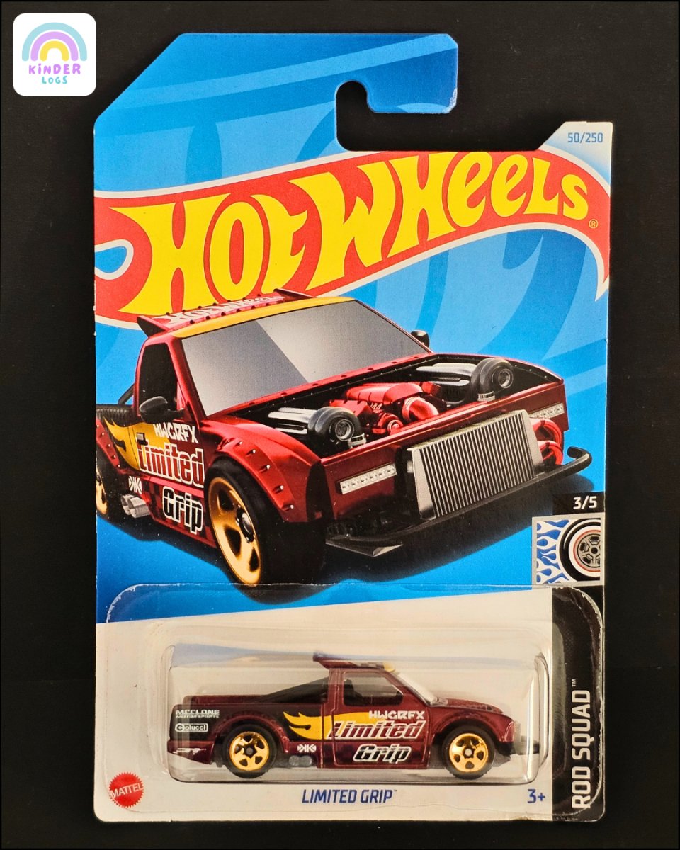Hot Wheels Limited Grip - New Maroon Color (Imported) - Kinder Logs