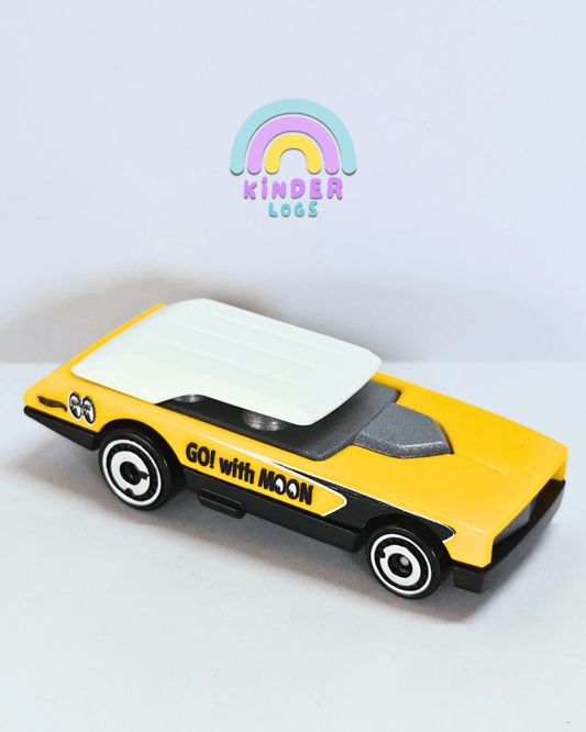 Hot Wheels Long Bloc - Yellow (Uncarded - New) - Kinder Logs