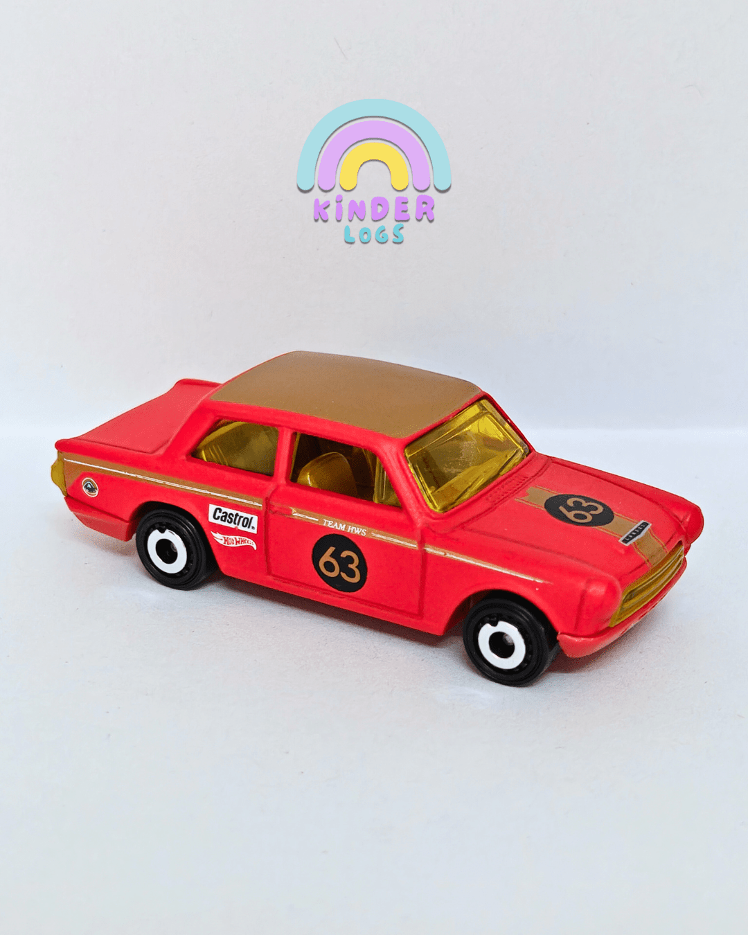 Hot Wheels Lotus Cortina - Red (Uncarded - New) - Kinder Logs