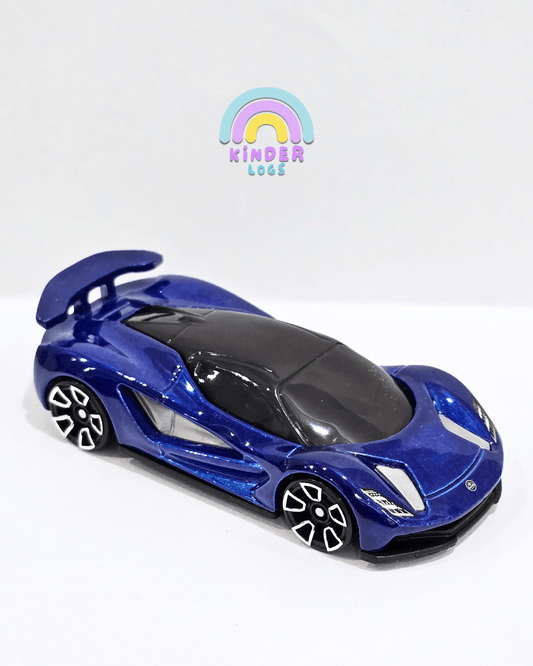 Hot Wheels Lotus Evija - Blue (Uncarded) - Kinder Logs
