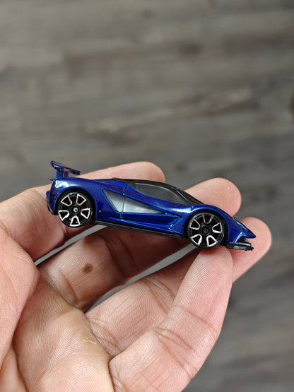 Hot Wheels Lotus Evija - Blue (Uncarded - New) - Kinder Logs