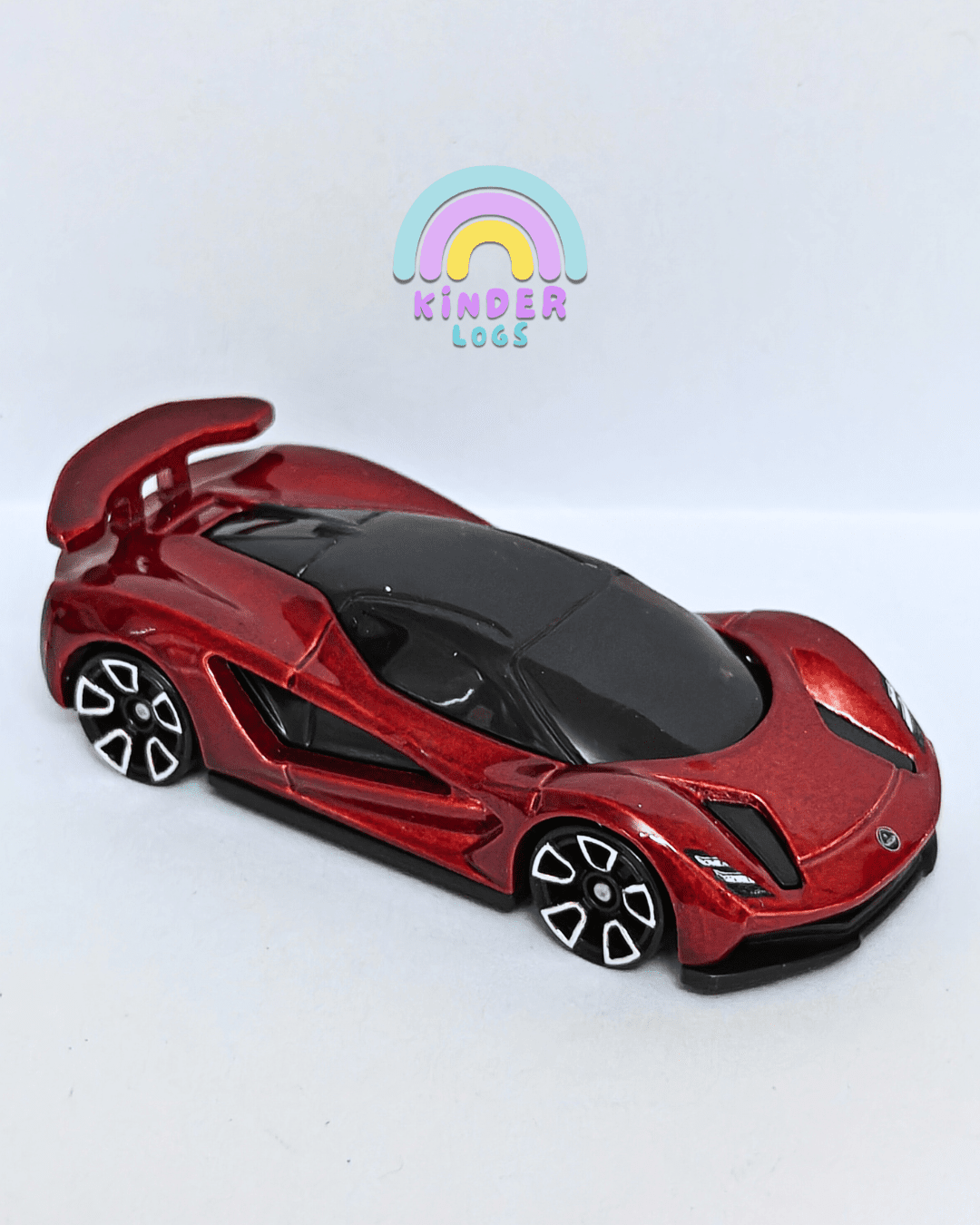 Hot Wheels Lotus Evija - Maroon (Imported) - Kinder Logs