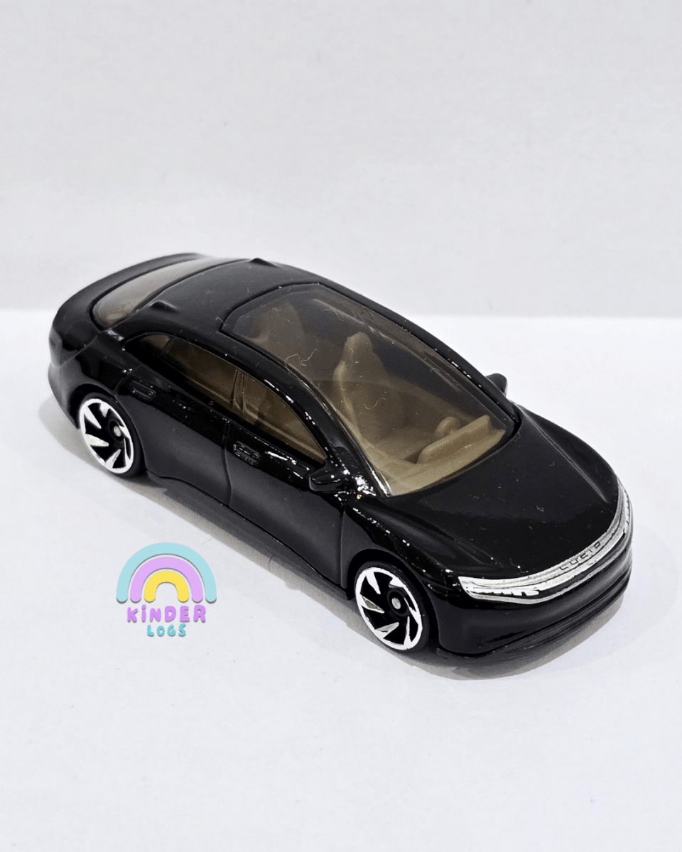 Hot Wheels Lucid Air - Black (Uncarded) - Kinder Logs