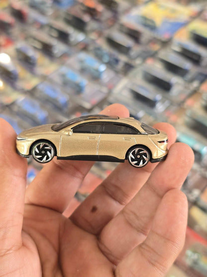 Hot Wheels Lucid Air - Gold (Uncarded) - Kinder Logs