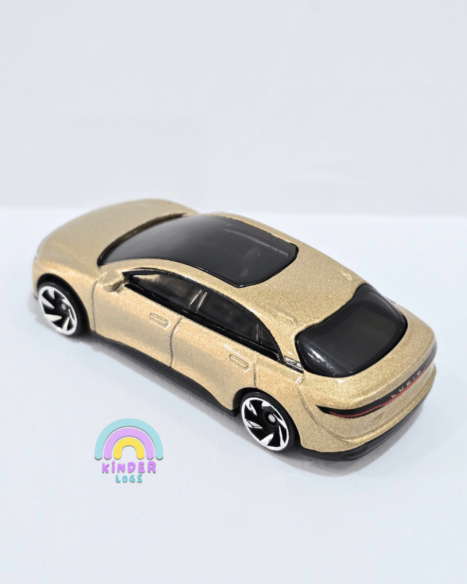 Hot Wheels Lucid Air - Gold (Uncarded) - Kinder Logs