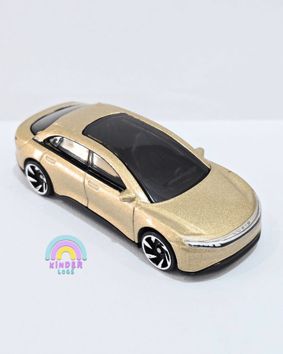 Hot Wheels Lucid Air - Gold (Uncarded) - Kinder Logs