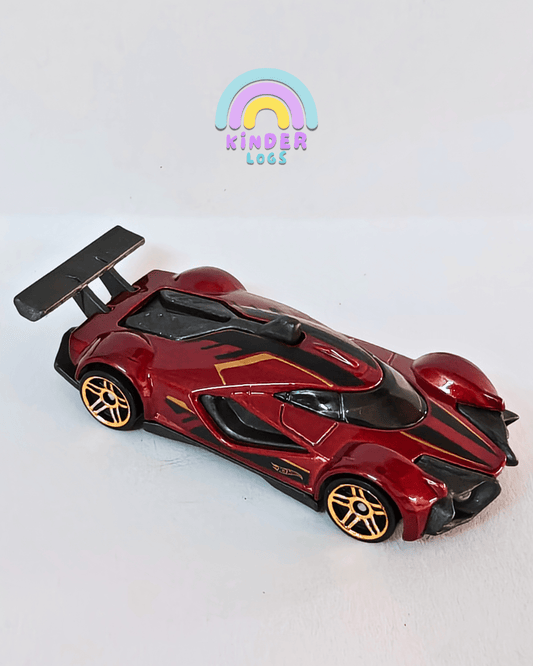 Hot Wheels Mach Speeder - Dark Red (Uncarded - New) - Kinder Logs