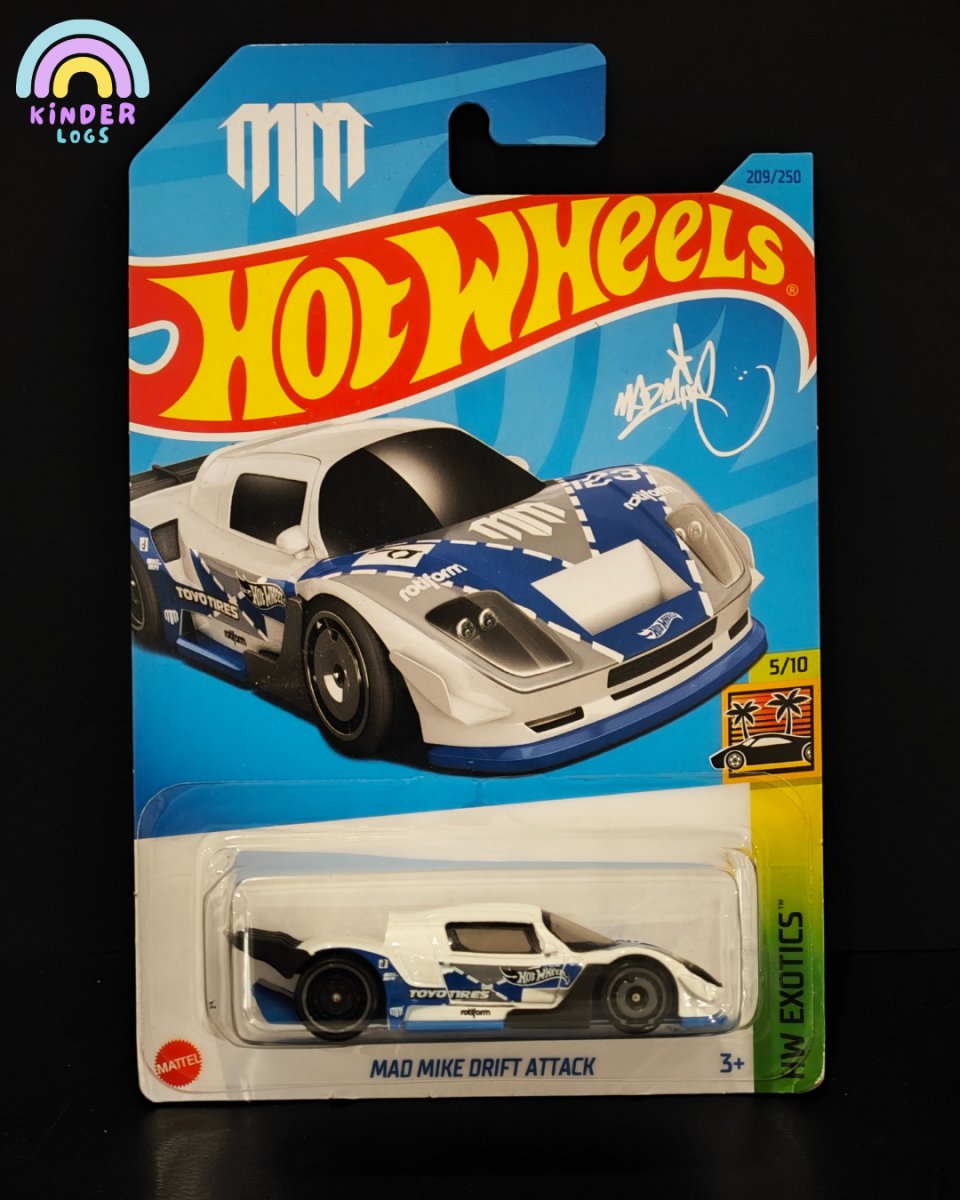 Hot Wheels Mad Mike Drift Attack - Kinder Logs