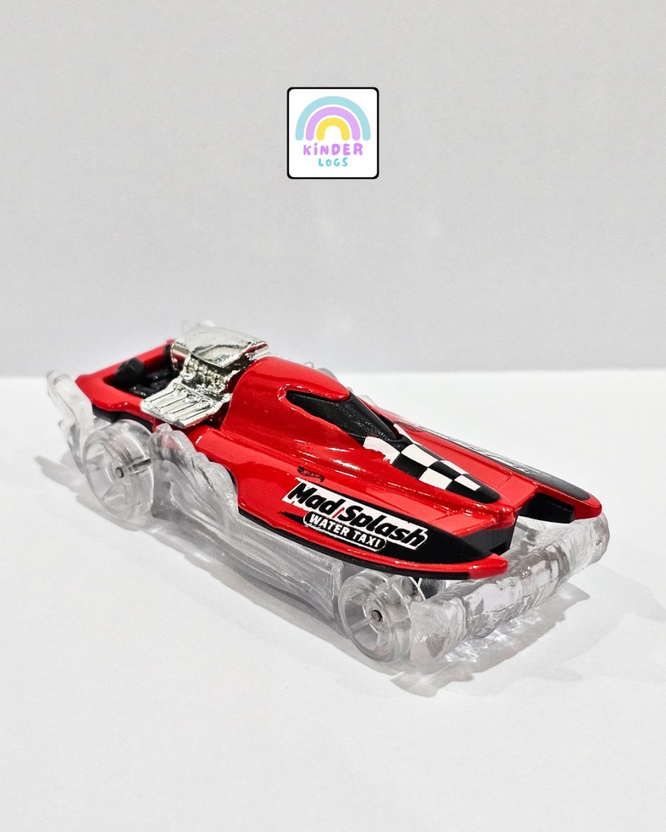 Hot Wheels Mad Splash Water Taxi (Red) - Kinder Logs