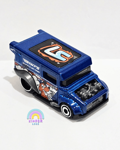 Hot Wheels Mailed It! - Blue (Uncarded) - Kinder Logs