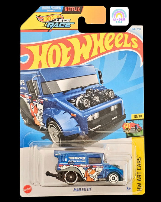 Hot Wheels Mailed It! - The Mail Delivery Van (J Case) - Kinder Logs