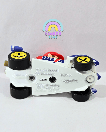 Hot Wheels Mario Kart - Circuit Special - MARIO Car (Uncarded) - Kinder Logs