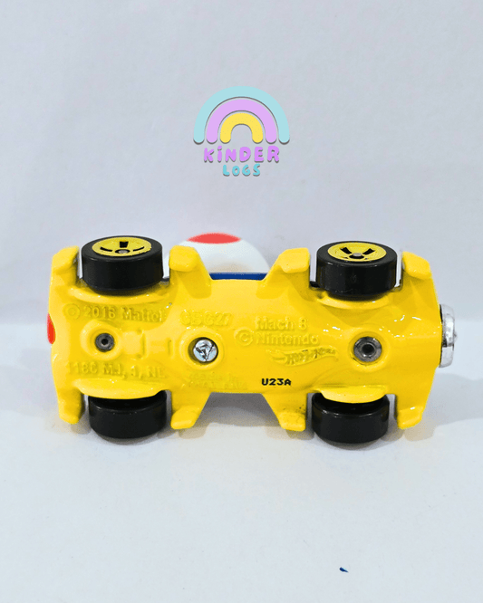 Hot Wheels Mario Kart - Mach 8 - TOAD Car (Uncarded) - Kinder Logs