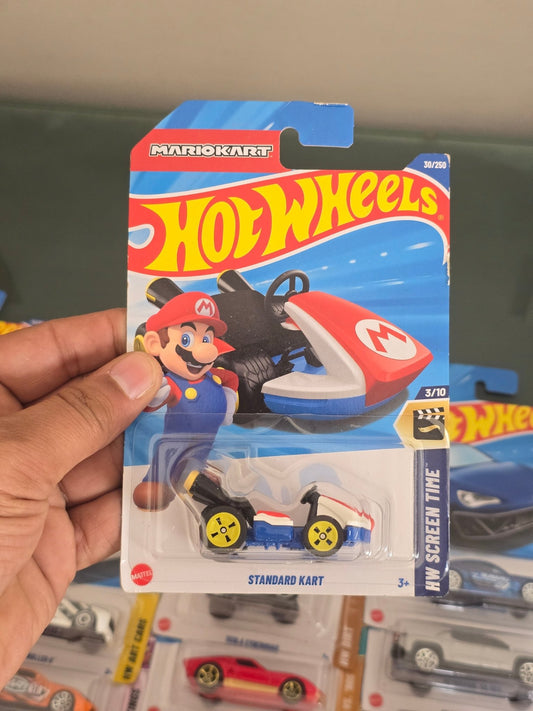 Hot Wheels Mario Kart - Standard Kart (Imported) - Kinder Logs