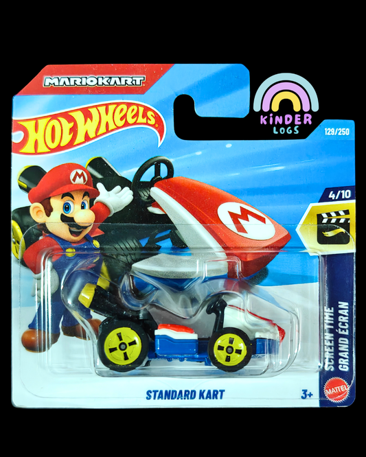 Hot Wheels Mario Kart - Standard Kart (Short Card - Imported) - Kinder Logs