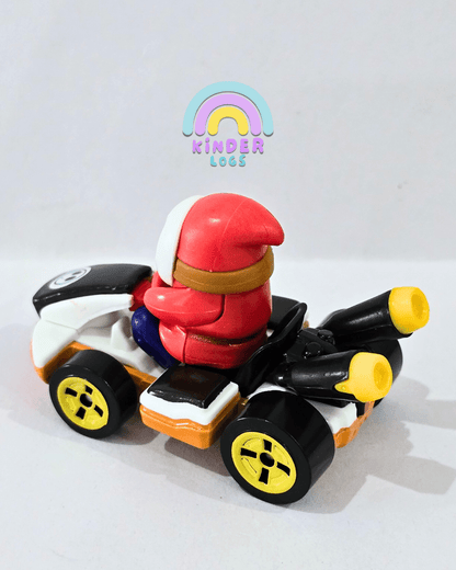 Hot Wheels Mario Kart - Standard Kart - SHY GUY Car (Uncarded) - Kinder Logs