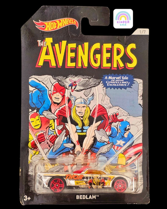 Hot Wheels Marvel Avengers Bedlam Thor Car - Kinder Logs