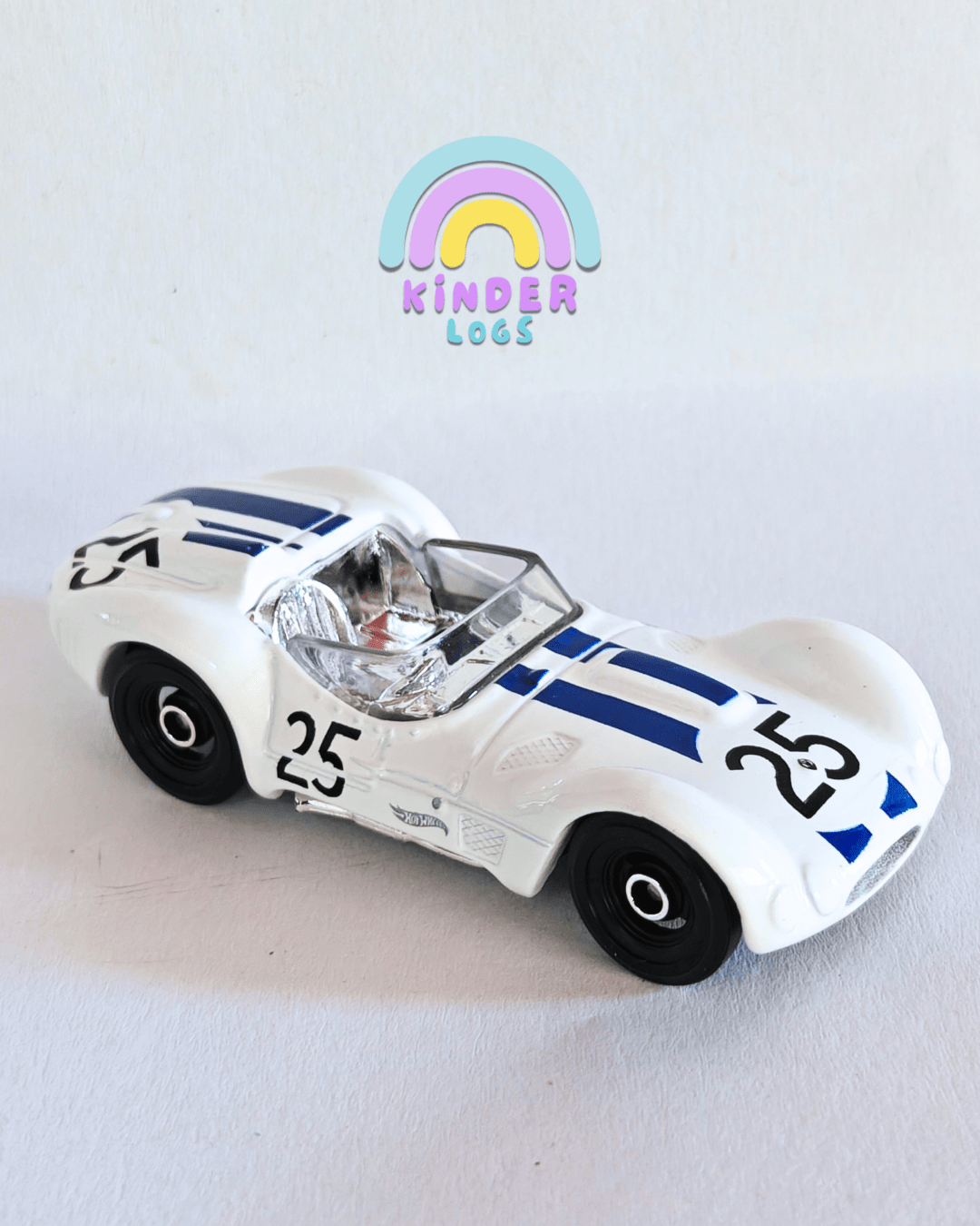 Hot Wheels Maserati Tipo 61 (White) - Kinder Logs