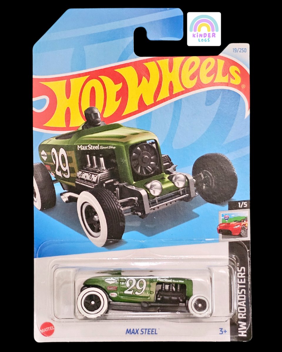 Hot Wheels Max Steel - HW Roadsters (N Case) - Kinder Logs