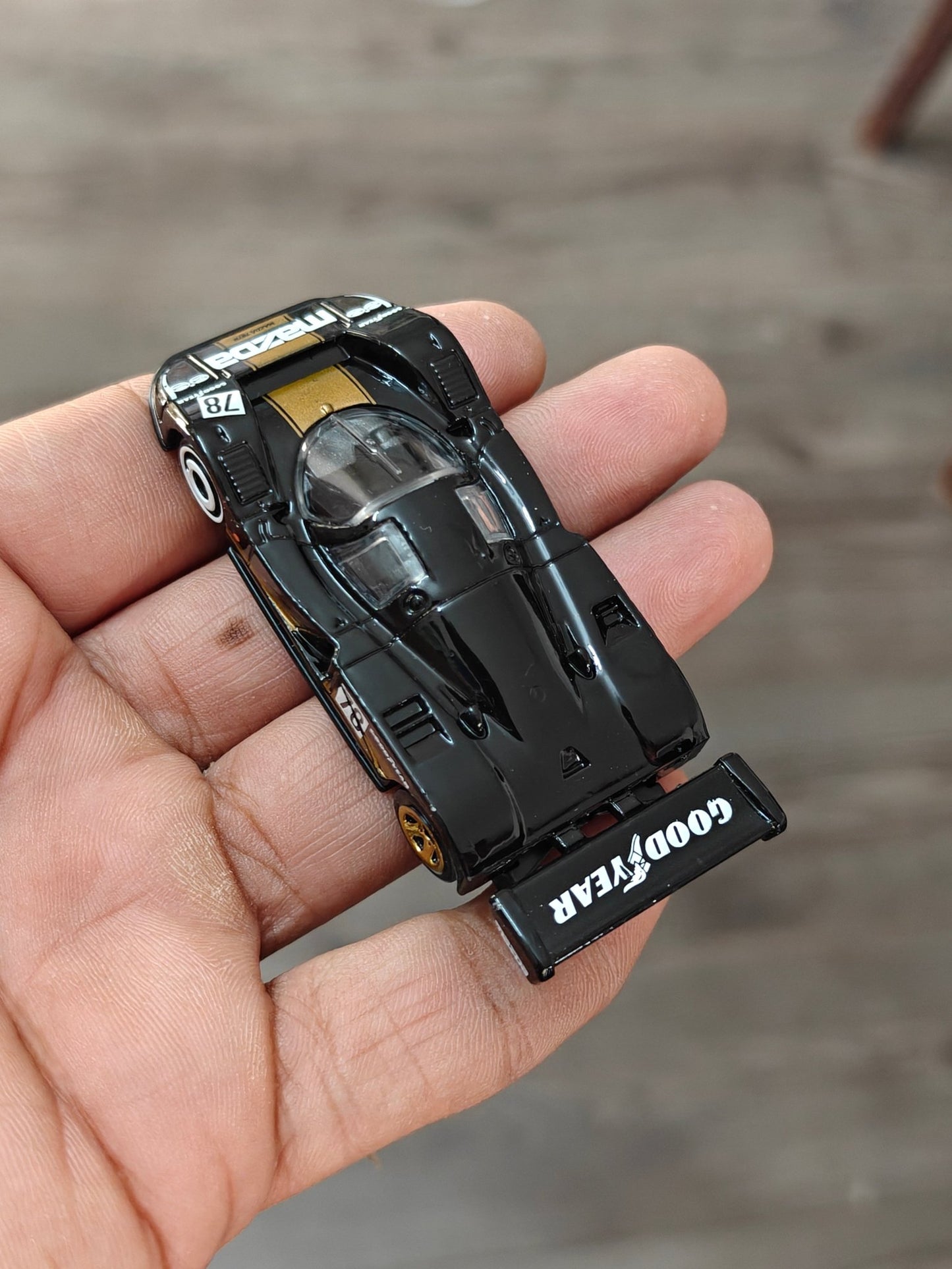 Hot Wheels Mazda 787B - Black (Uncarded - New) - Kinder Logs