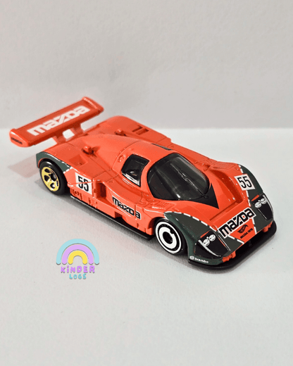 Hot Wheels Mazda 787B - Orange (Uncarded) - Kinder Logs