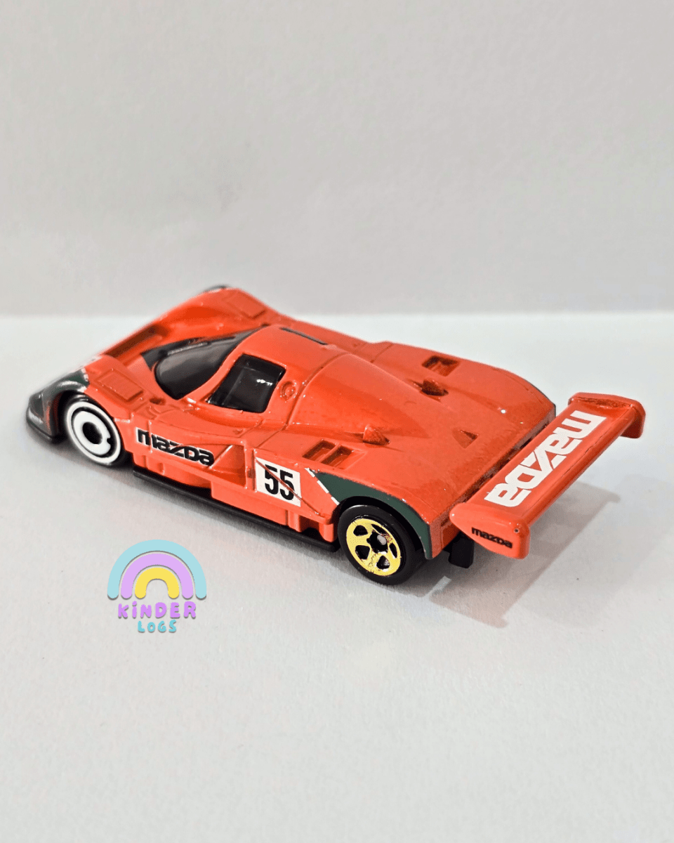 Hot Wheels Mazda 787B - Orange (Uncarded) - Kinder Logs