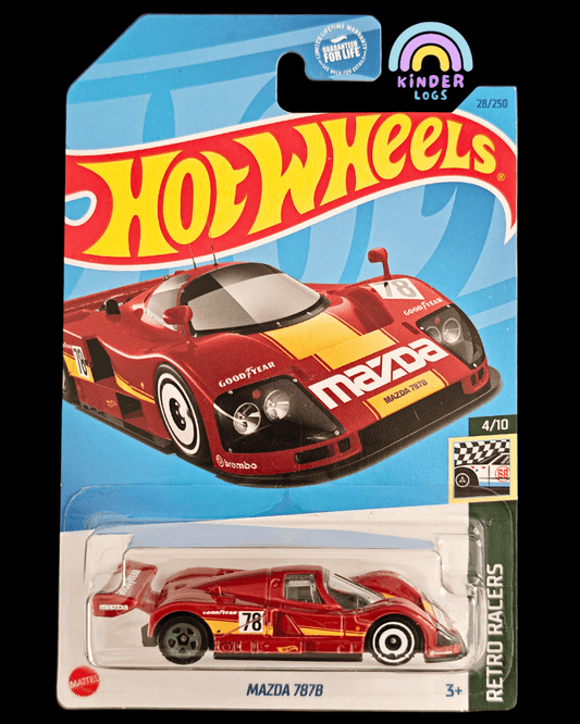 Hot Wheels Mazda 787B - Red (Imported) - Kinder Logs