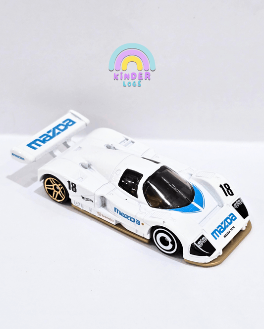 Hot Wheels Mazda 787B - White (Uncarded) - Kinder Logs