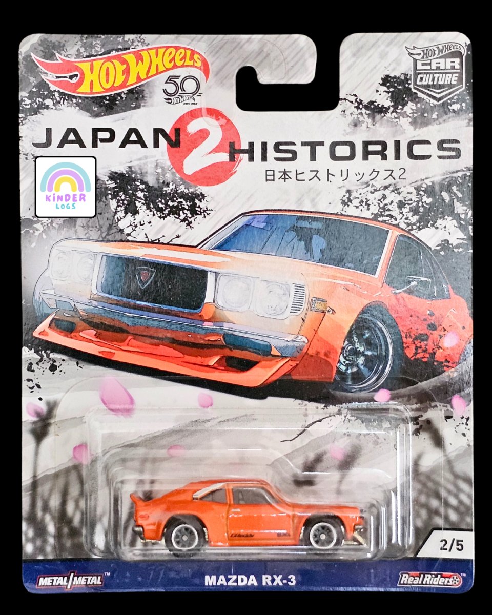 Hot Wheels Mazda RX - 3 - Japan Historics 2 - Kinder Logs