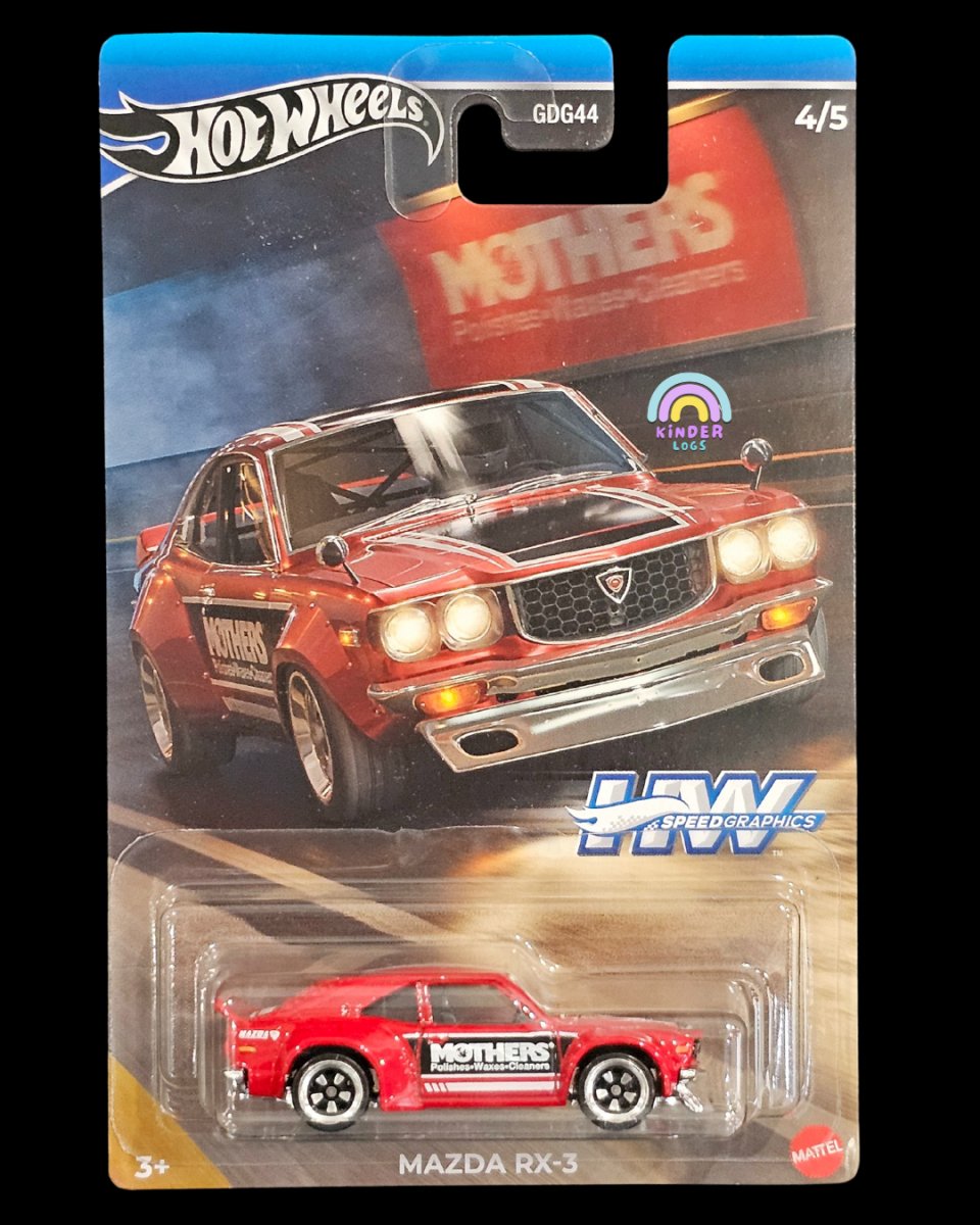 Hot Wheels Mazda RX - 3 Mothers Edition - Kinder Logs