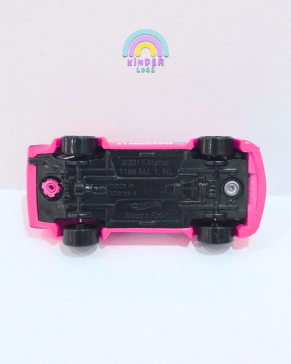 Hot Wheels Mazda RX - 7 Neon Speeders - Pink (Uncarded) - Kinder Logs