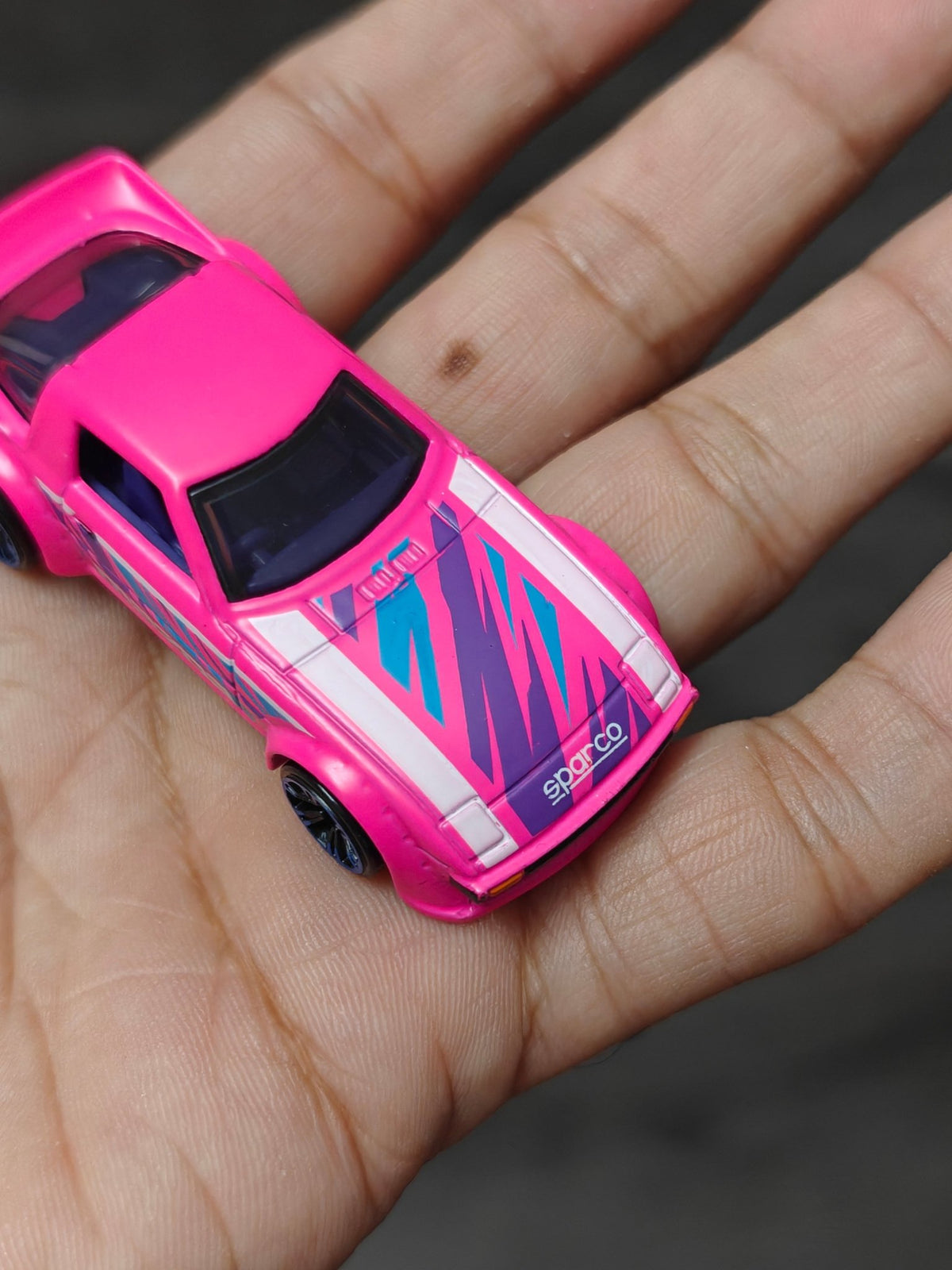 Hot Wheels Mazda RX-7 Neon Speeders - Pink (Uncarded - New) - Kinder Logs