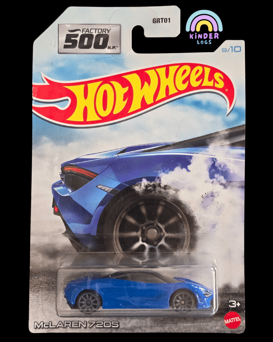 Hot Wheels McLaren 720S - Factory 500HP - Kinder Logs