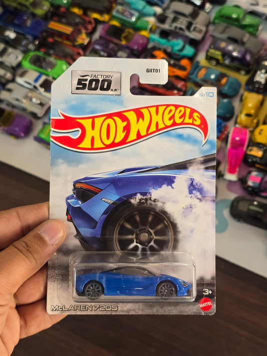 Hot Wheels McLaren 720S - Factory 500HP - Kinder Logs