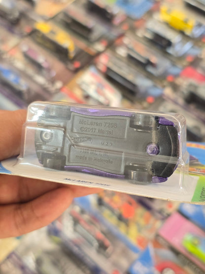 Hot Wheels McLaren 720S - Purple Color - Kinder Logs