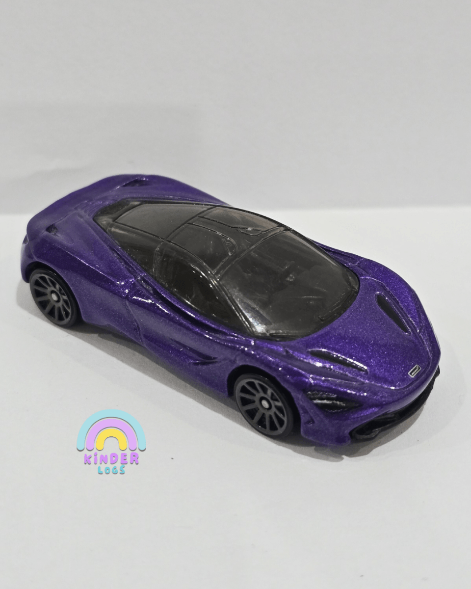 Hot Wheels McLaren 720S - Purple (Uncarded) - Kinder Logs