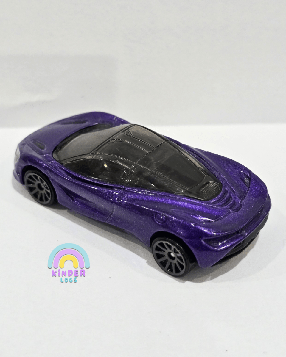 Hot Wheels McLaren 720S - Purple (Uncarded) - Kinder Logs