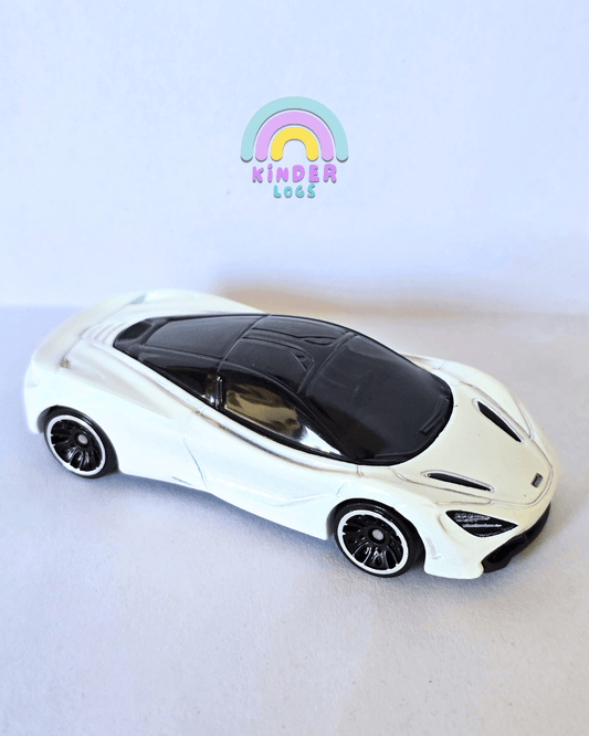 Hot Wheels McLaren 720S - White (Uncarded - New) - Kinder Logs