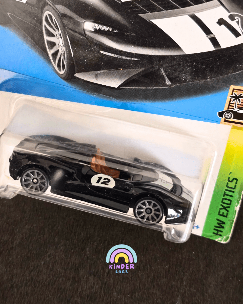 Hot Wheels McLaren Elva - Black (Imported) - Kinder Logs