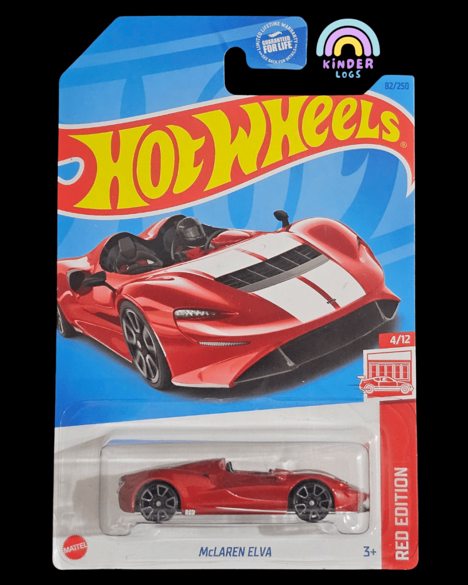 Hot Wheels McLaren Elva Red Edition - Kinder Logs