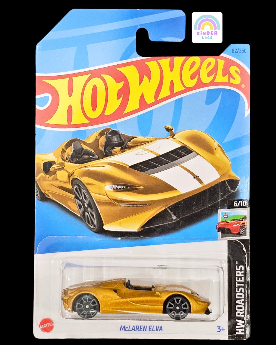 Hot Wheels McLaren Elva Roadster (Gold) - Buy at Kinder Logs in India