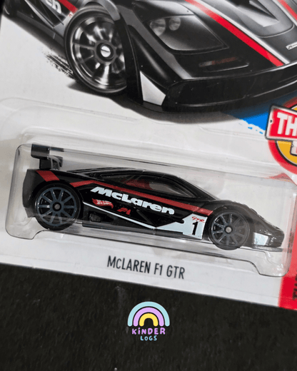 Hot Wheels McLaren F1 GTR - Black (Imported) - Kinder Logs